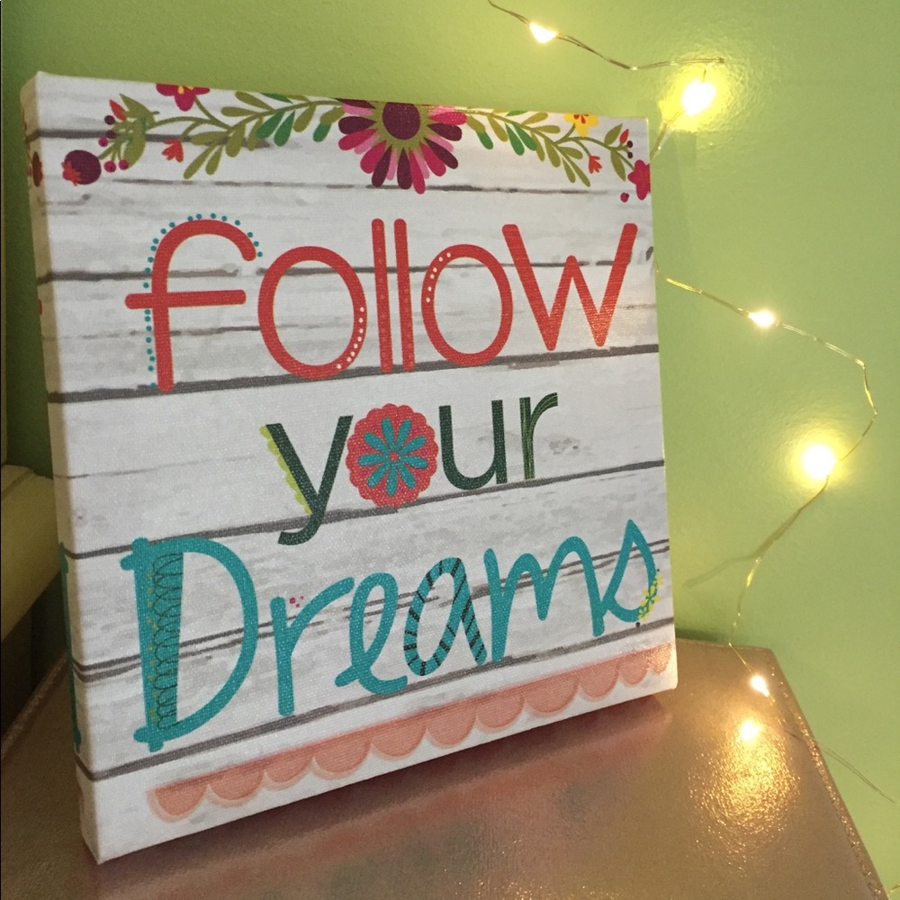 a bright colored picture frame to put in your room